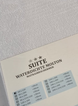 Molton Ledikant waterdichte matrasbeschermer