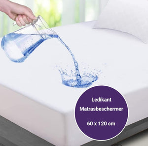 Molton Ledikant waterdichte matrasbeschermer