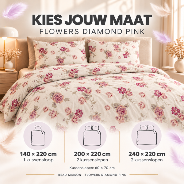 Dekbedovertrek Flowers Diamond