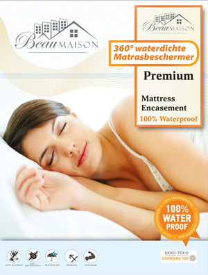 Matrasbeschermer met rits - 100% waterdicht Premium