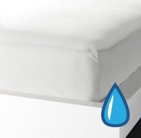 Molton Ledikant waterdichte matrasbeschermer