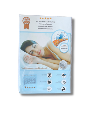 Waterdichte Matrasbeschermer - Molton Hoeslaken 180 grams per m2 - No Label
