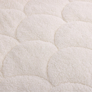 Velvet Sherpa Comfort Dekbed - Pearl White - Easy Dekbed