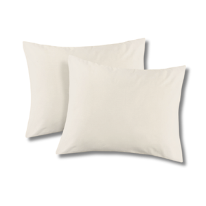 Kussenslopen Perkaal Katoen Creme - Set van 2