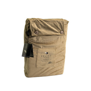 Hoeslaken Velvet Taupe Grijs - Fluwelen velours 