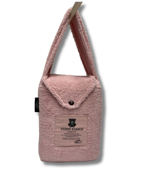 Teddy Fleece dekbedovertrek Nude Pink