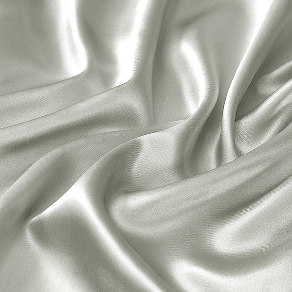 Dekbedovertrek Beauty Silk - Grijs - 100% Glans Satijn 