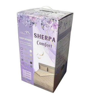 Velvet Sherpa Comfort Dekbed - Sand - Easy Dekbed