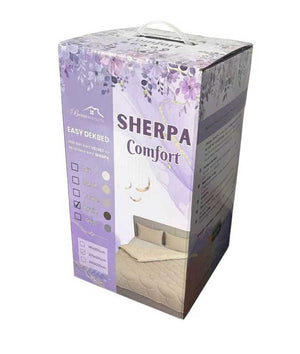 Velvet Sherpa Comfort Dekbed - Grey - Easy Dekbed