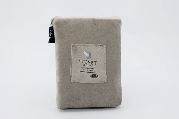 Kussenslopen Velvet Taupe - Grijs Velvet-Velours 
