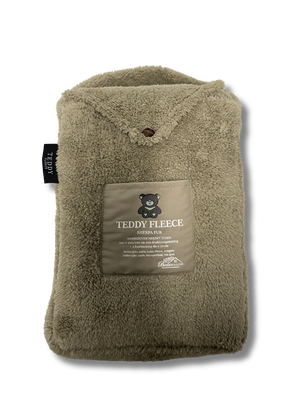 Teddy Fleece dekbedovertrek Taupe