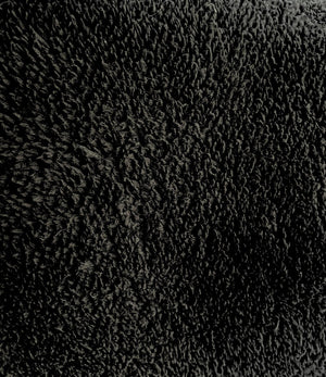 Teddy Fleece dekbedovertrek Black