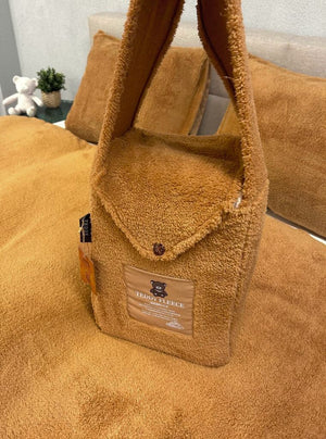 Teddy Fleece dekbedovertrek Caramel Latte