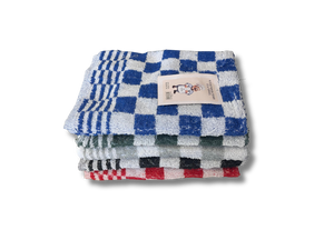 Keukendoek - Handdoek Geblokt Rood