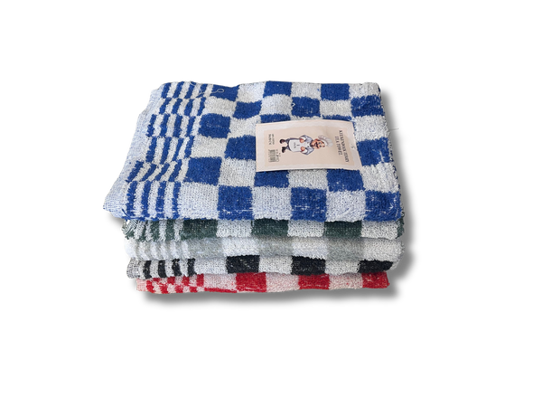 Keukendoek - Handdoek Geblokt Groen
