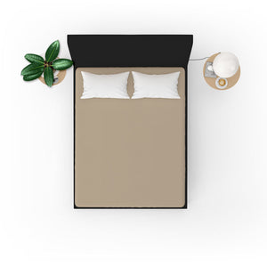 Topper Hoeslaken Jersey Taupe