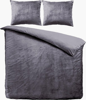 Dekbedovertrek Velvet Antraciet 