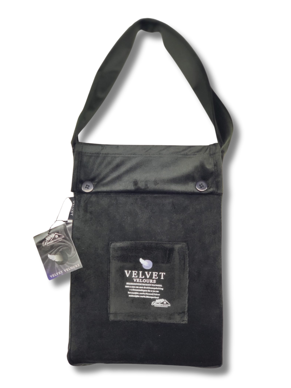 Dekbedovertrek Velvet Zwart 