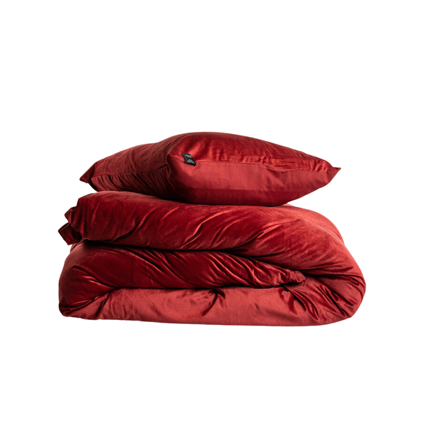 Dekbedovertrek Velvet Bordeaux 