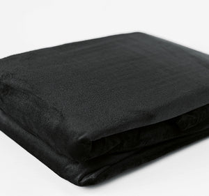 Dekbedovertrek Velvet Zwart 