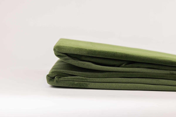 Hoeslaken Fluweel Groen - Fluweel Velours 