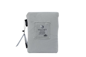 Kussenslopen Velvet Grijs Velvet Velours 