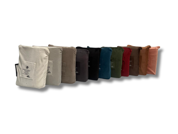 Lichaamskussen Sloop Velvet Caramel Latte 