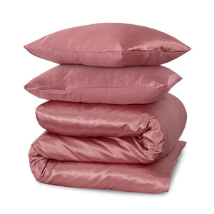 Dekbedovertrek Beauty Silk - Rosewood  - 100% Glans Satijn 