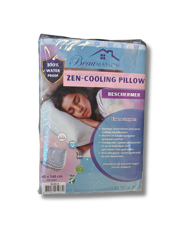 Zen Cool 100% Waterdichte Molton Body Pillow 40 x 140 cm - Dubbel Geweven