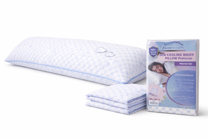 Zen Cool 100% Waterdichte Molton Body Pillow 40 x 140 cm - Dubbel Geweven
