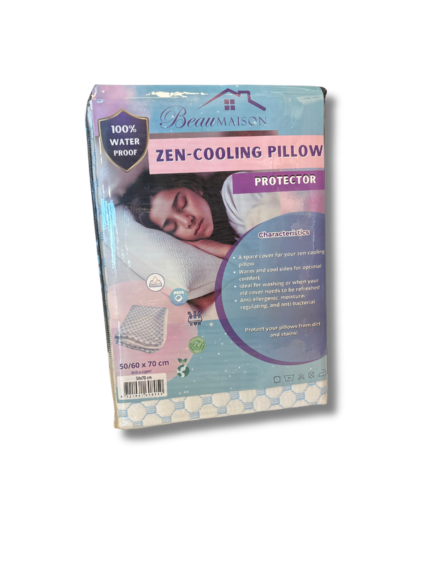 Zen Cool Molton 100% Waterdichte Kussensloop 50/60 x 70 cm - Dubbel Geweven