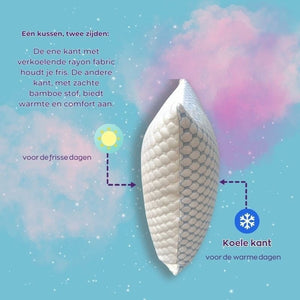Zen-Cool Pro-kussen | Wolken Hoofdkussen 